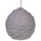 3.25" Light Gray Knit Shatterproof Ball Ornament
